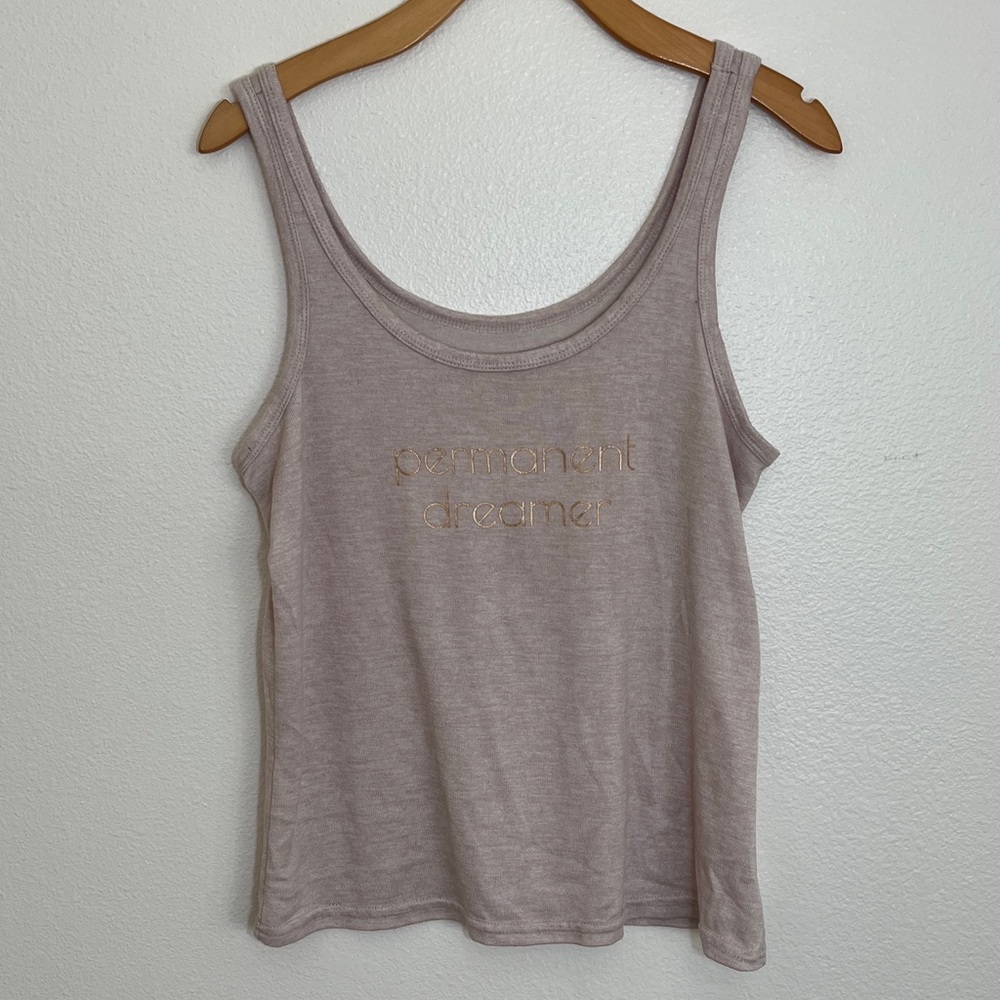Danskin Light Pink Permanent Dreamer Tank Top